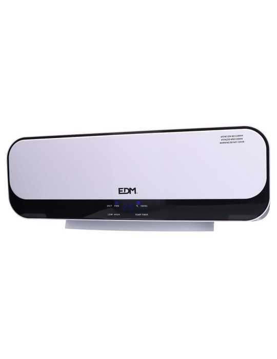 Calefactor Split Cerámico 1000 - 2000 W, con Mando Distancia 55,7 x 14,4 x 18,5 cm EDM