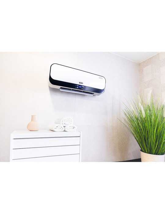 Calefactor Split Cerámico 1000 - 2000 W, con Mando Distancia 55,7 x 14,4 x 18,5 cm EDM