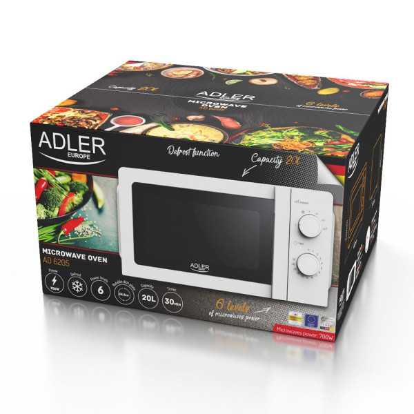 Microondas Ad 6205, 700 W, 20 l ADLER