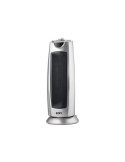 Calefactor de Torre Cerámico Oscilante Modelo Silver 1000 - 2000 W, 21,2 x 23,2 x 55,5 cm EDM