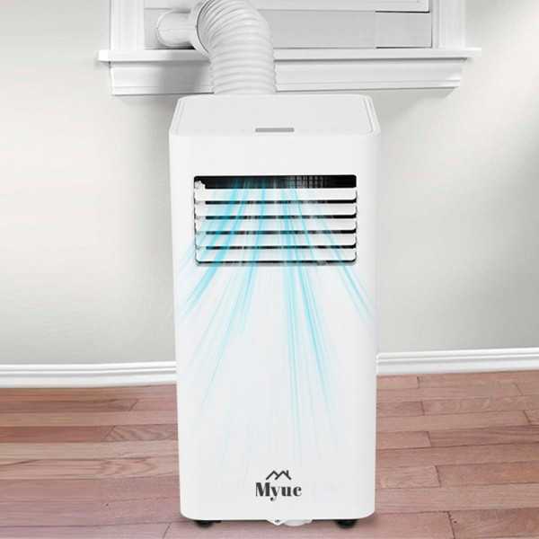 Aire Acondicionado Portátil 3 en 1 Solo Frío 7000 BTU/h, 2050 W MYUC