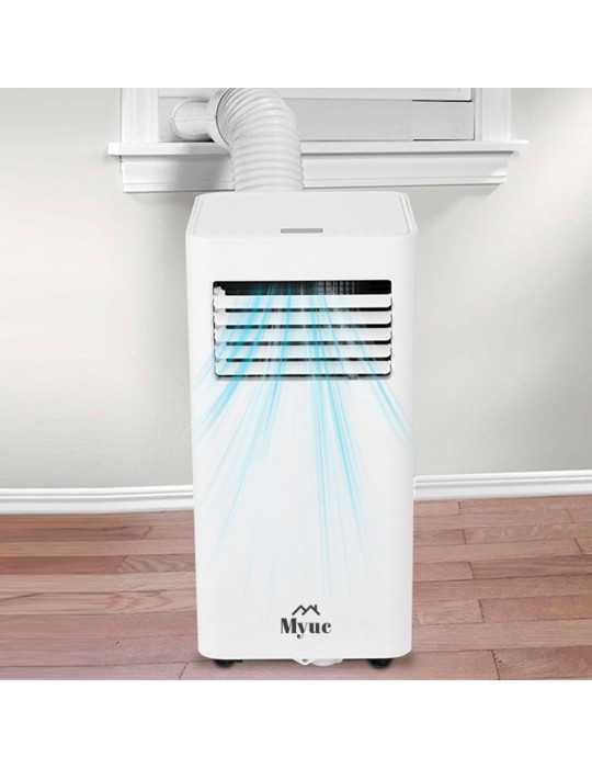 Aire Acondicionado Portátil 3 en 1 Solo Frío 7000 BTU/h, 2050 W MYUC