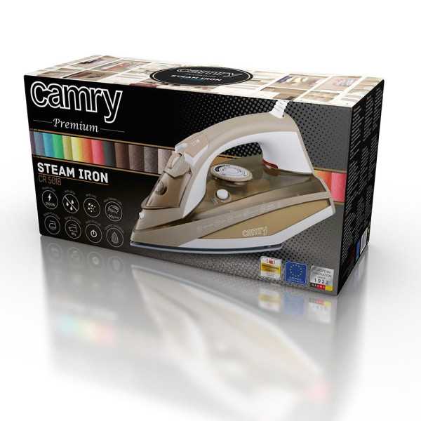 Plancha de Vapor CR 5018, Revestimiento Cerámico, 3000 W CAMRY