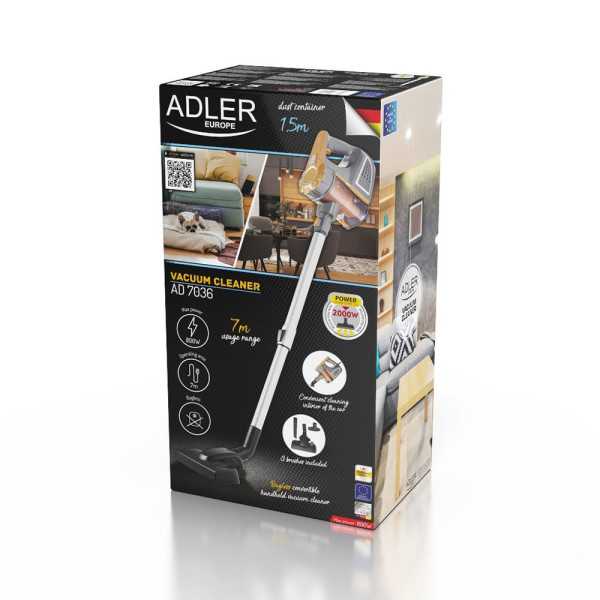 Aspiradora Escoba Ad 7036 con Cable, sin Bolsa, 800 W ADLER