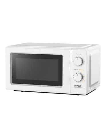Microondas 700 W Blanco 20 l 5 Funciones ( 4 Niveles + Descongelación) LUMECO