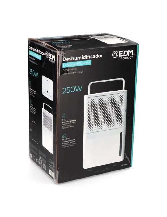 Deshumidificador 250 W 12L/DÍA Depósito 2,1L EDM