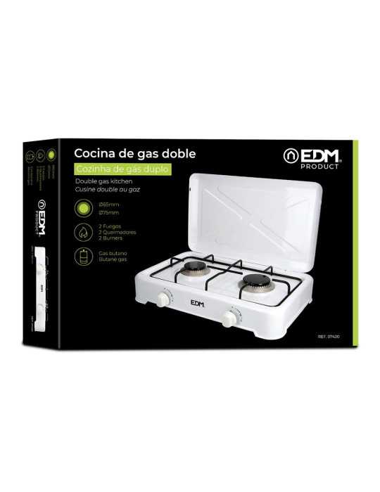 Cocina de Gas Esmaltada 2 Fuegos EDM