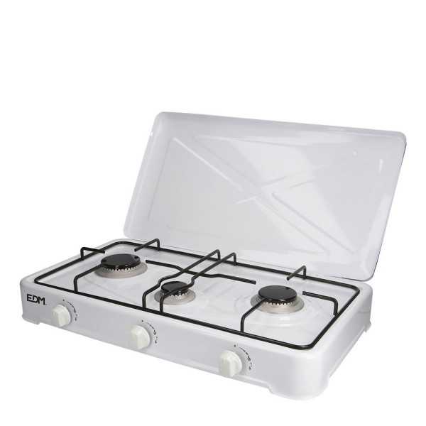 Cocina de Gas Esmaltada 3 Fuegos EDM