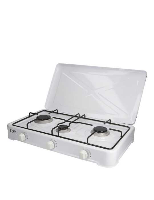 Cocina de Gas Esmaltada 3 Fuegos EDM