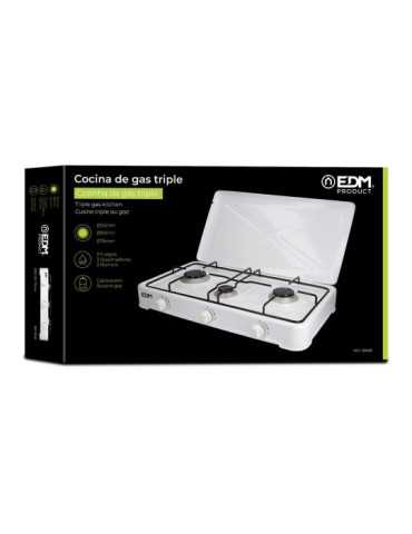 Cocina de Gas Esmaltada 3 Fuegos EDM 2
