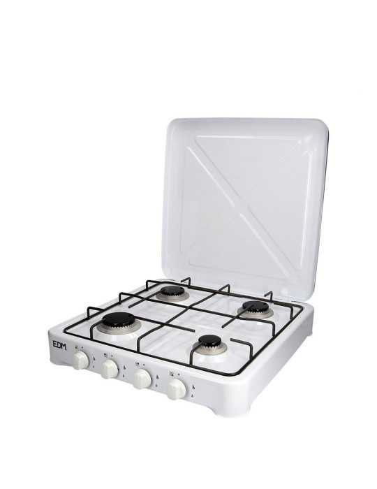 Cocina de Gas Esmaltada 4 Fuegos EDM