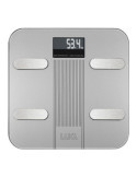 Bascula de Baño Smart Bluetooth con Cálculo de la Composición Corporal, Color Plateado, 180 kg LAICA