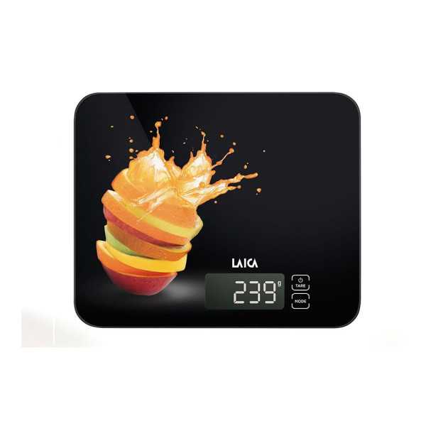 Báscula Electronica de Cocina, Máximo 15 kg. Diseño Naranjas LAICA