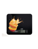 Báscula Electronica de Cocina, Máximo 15 kg. Diseño Naranjas LAICA