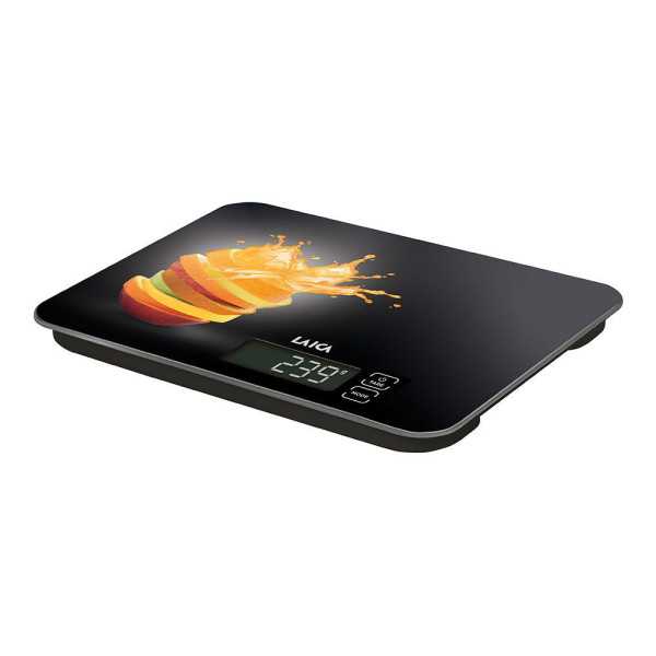 Báscula Electronica de Cocina, Máximo 15 kg. Diseño Naranjas LAICA