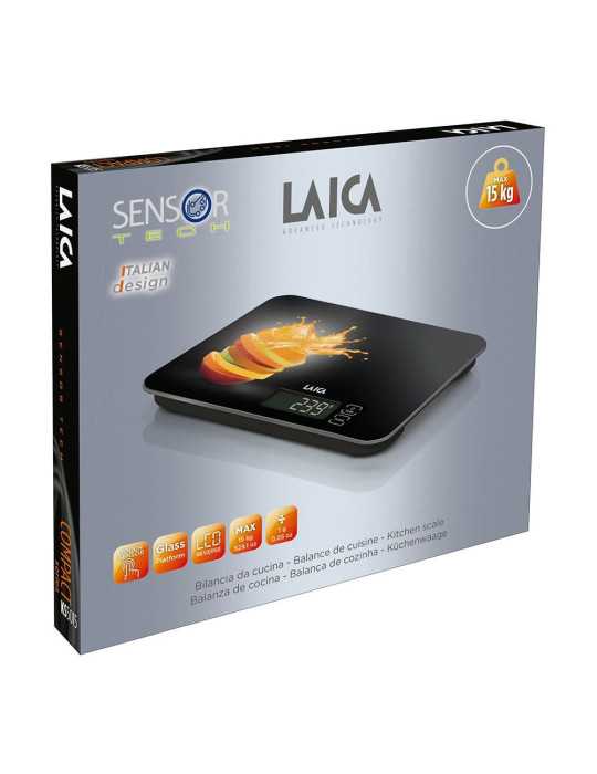Báscula Electronica de Cocina, Máximo 15 kg. Diseño Naranjas LAICA