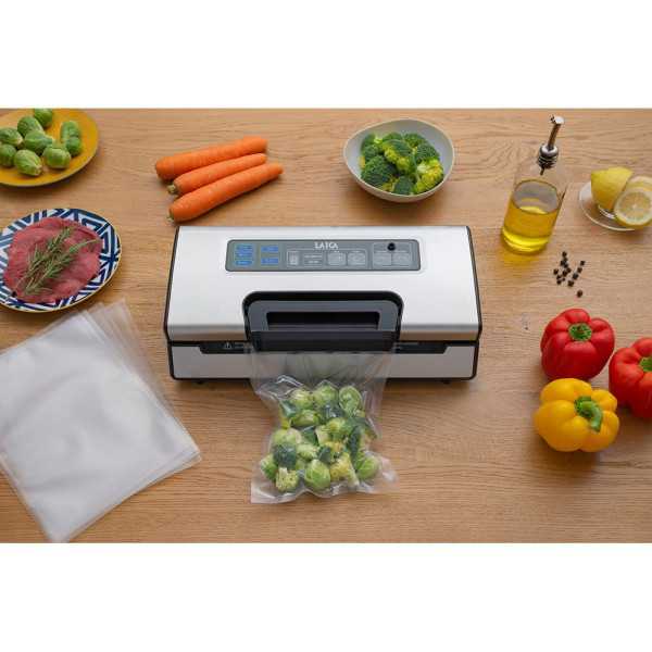Máquina de Vacío 20 l/min, con 2 Rollos 28 x 600 cm LAICA