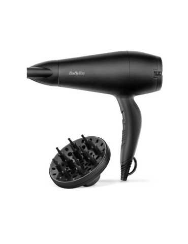 Secador de Pelo con Difusor Negro Smooth 2000 W BABYLISS