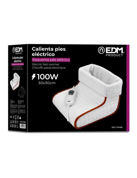 Calienta Pies Eléctrico 100 W 30 x 30 x 24 cm EDM