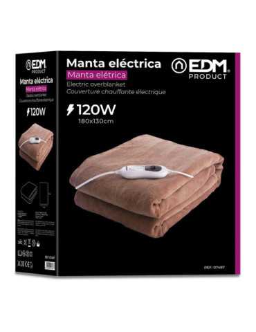 Manta Eléctrica 120 W 180 x 130 cm EDM 2