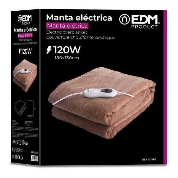 Manta Eléctrica 120 W 180 x 130 cm EDM