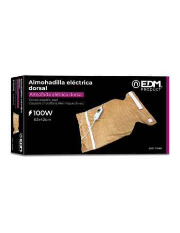 Almohadilla Eléctrica para Dorsal 100 W 63 x 42 cm EDM 2