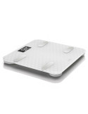 Bascula de Baño Smart Bluetooth con Cálculo de la Composición Corporal, Color Blanco, Máximo 180 kg LAICA