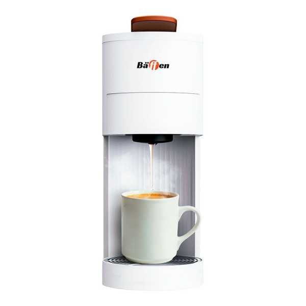 Cafetera Multicap 4 en 1, 1400 W, Blanca BAFFEN