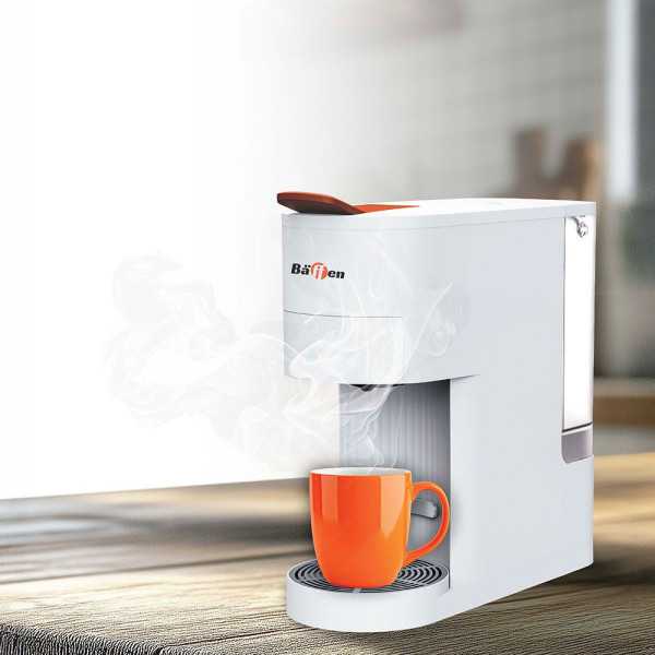 Cafetera Multicap 4 en 1, 1400 W, Blanca BAFFEN