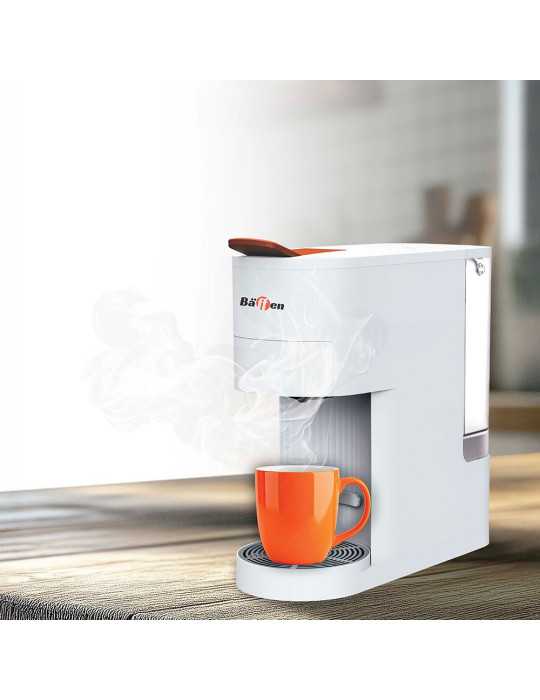 Cafetera Multicap 4 en 1, 1400 W, Blanca BAFFEN