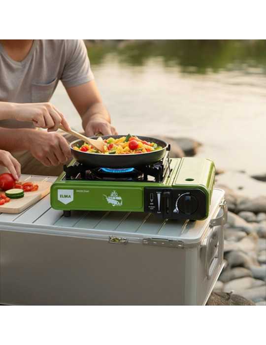 Cocina de Gas Butano/Propano Outer Start Verde 2300 W ELMA