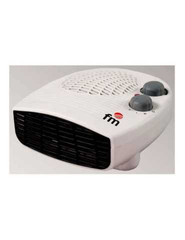 Calefactor Compacto Horizontal Mallorca Blanco, 2000 W, 23,5 × 25,5 × 12 cm FM CALEFACCIÓN