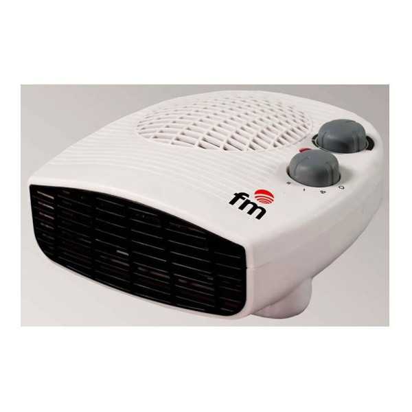 Calefactor Compacto Horizontal Mallorca Blanco, 2000 W, 23,5 × 25,5 × 12 cm FM CALEFACCIÓN