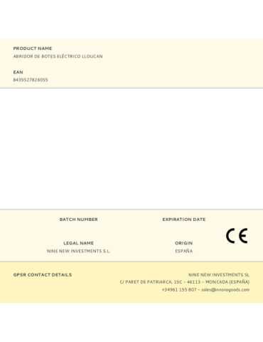 Abridor de Botes Eléctrico Lloucan, 18,5 x 6 x 10 cm INNOVAGOODS 2
