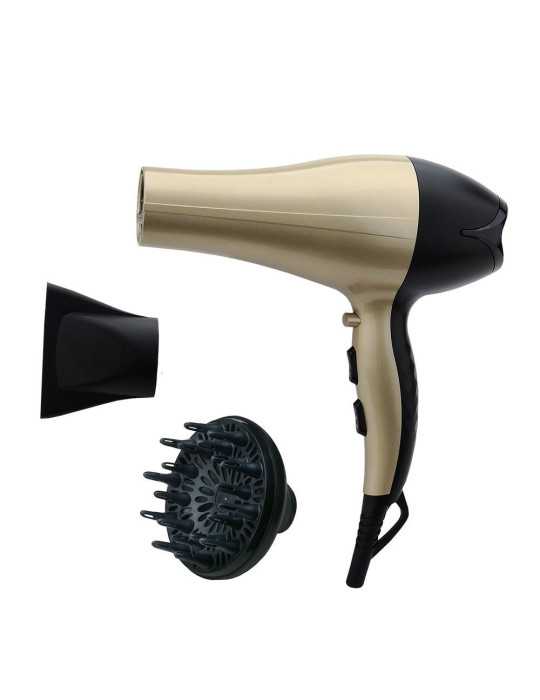 Secador de Pelo con Difusor Ionico 1900 - 2300 W EDM