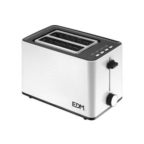 Tostadora Doble Ranura White Design 850 W, 252x162x195mm EDM