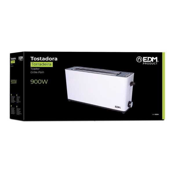 Tostadora Ranura Larga White Design 900 W EDM