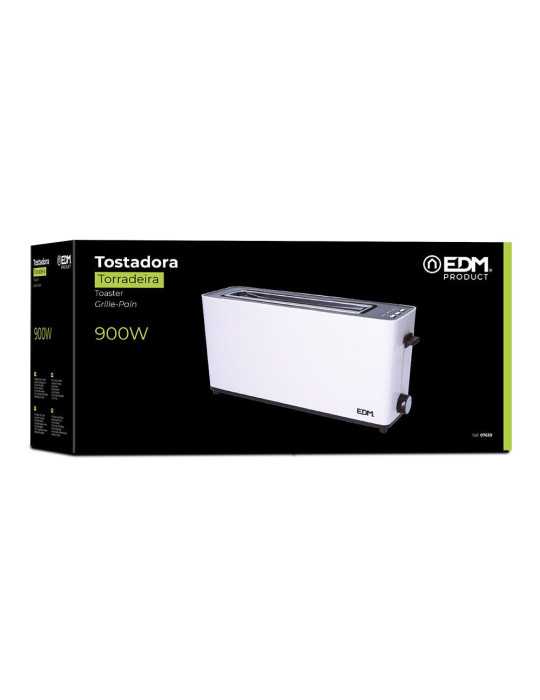 Tostadora Ranura Larga White Design 900 W EDM