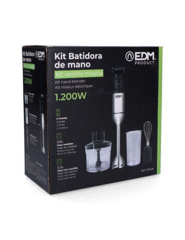 Batidora de Mano 1200 W con Accesorios EDM 2