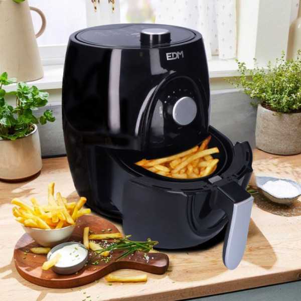 Freidora de Aire 3,6 l 1400 W con Cesta EDM