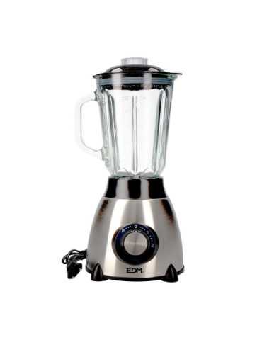 Batidora de Vaso Mezclador de Cristal 550 W 1,5 l EDM