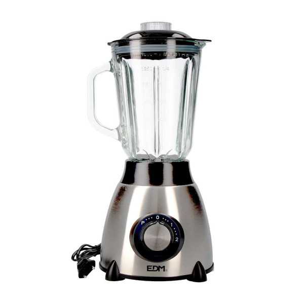 Batidora de Vaso Mezclador de Cristal 550 W 1,5 l EDM