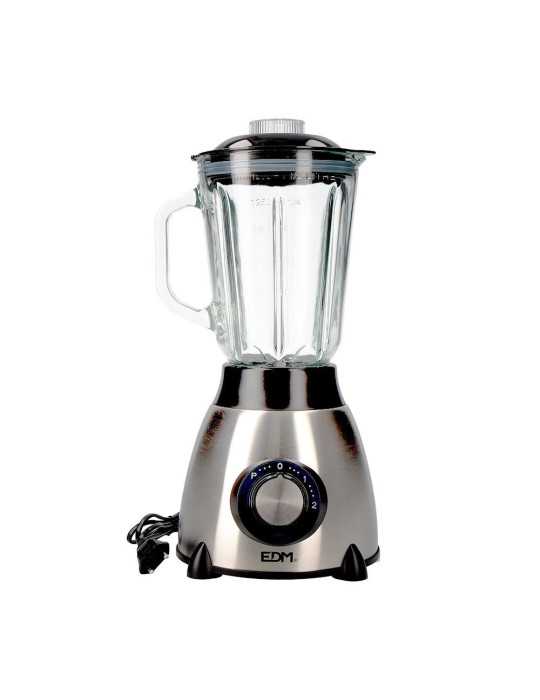 Batidora de Vaso Mezclador de Cristal 550 W 1,5 l EDM
