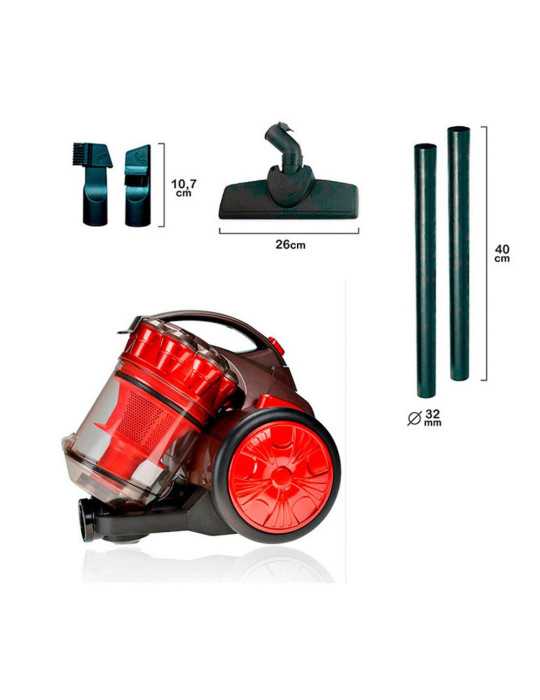 Aspirador sin Bolsa Multiciclonico Pequeño 2,2 l 700 W EDM