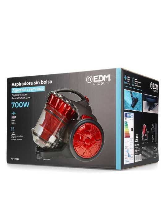 Aspirador sin Bolsa Multiciclonico Pequeño 2,2 l 700 W EDM
