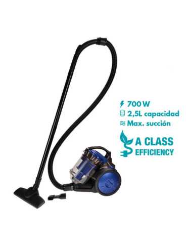 Aspiradora sin Bolsa Multiciclonico Clase "A" 700 W 2,5 L EDM 2