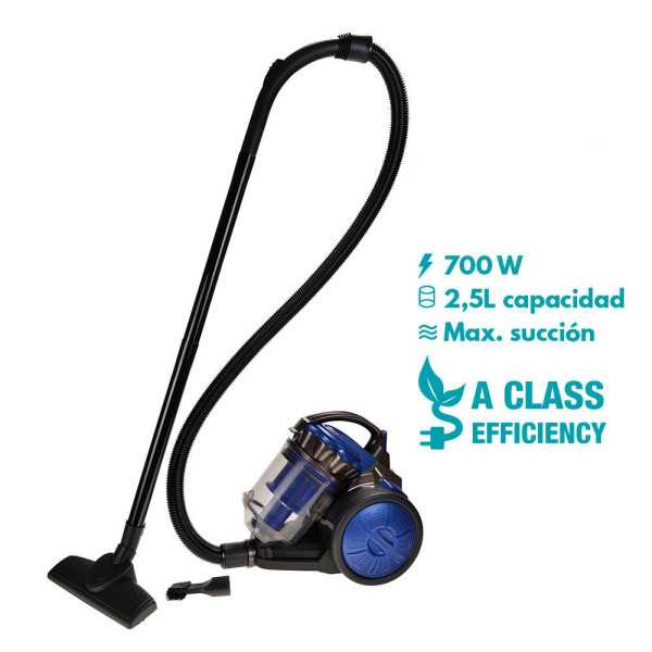 Aspiradora sin Bolsa Multiciclonico Clase "A" 700 W 2,5 L EDM