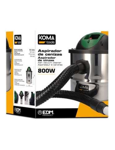 Aspirador de Cenizas 800 W con Cable 2 m KOMA TOOLS 2