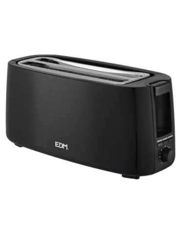 Tostadora Doble Ranura Larga Black Design, 1400 W EDM