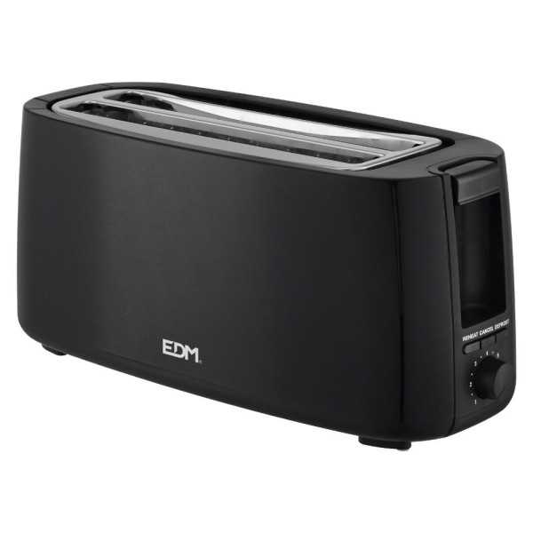 Tostadora Doble Ranura Larga Black Design, 1400 W EDM